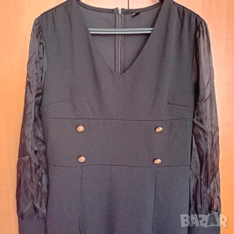 Дълга рокля с цепка Shein , снимка 4 - Рокли - 47643809