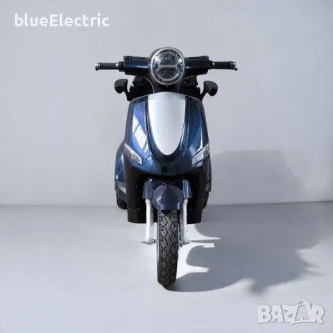 Електрическа Триколка blueElectric BM1-LUX 2000W | 60V | 24Ah | BLUE/GRAY, снимка 6 - Мотоциклети и мототехника - 49745653