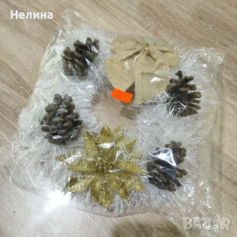 Ръчно изработени коледни венчета. , снимка 3 - Други - 47532656