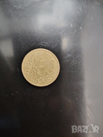 50 евроцента Франция 2001 година, снимка 2 - Нумизматика и бонистика - 53229846
