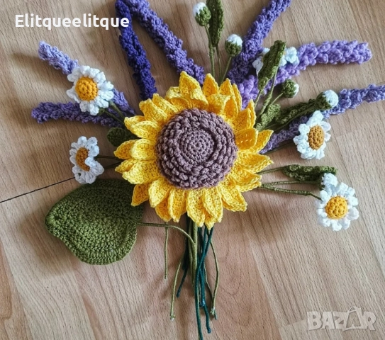 плетен букет