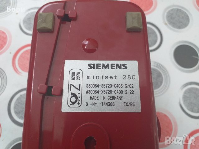 Телефон SIEMENS, снимка 6 - Стационарни телефони и факсове - 26441182