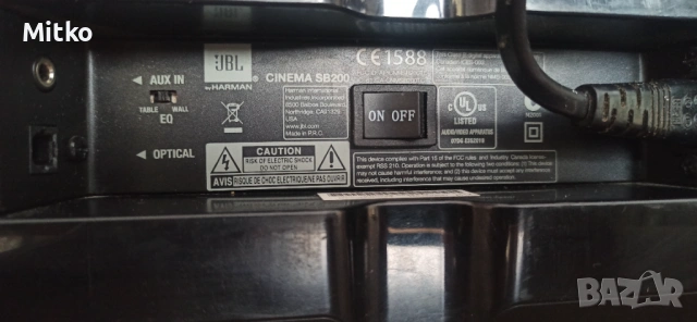 JBL Cinema SB200 soundbar, снимка 6 - Bluetooth тонколони - 53426887