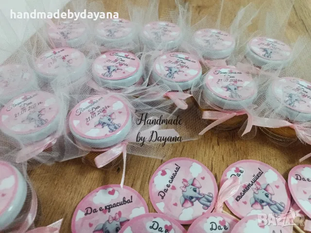 Подаръчета за гости - бурканчета , снимка 5 - Ръчно изработени сувенири - 47350749