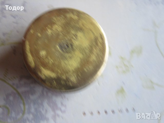 Старинна бронзова кутия кутийка седеф и огледало , снимка 3 - Колекции - 33598728