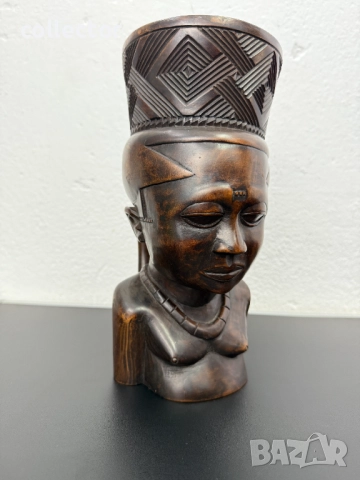 Ръчно резбована купа / халба от Куба. №7419