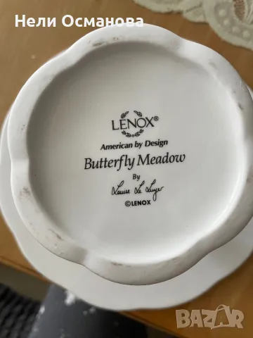 Плато LENOX BUTTERFLY MEADOW, снимка 4 - Прибори за хранене, готвене и сервиране - 49920800