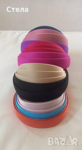 Диадеми за коса, аксесоари за глава, декорация, сатен, плат, метал, снимка 6 - Аксесоари за коса - 33394311