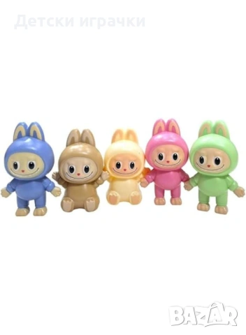 Комплект лабубу кукли макарони – 5 части, снимка 2 - Плюшени играчки - 53039843