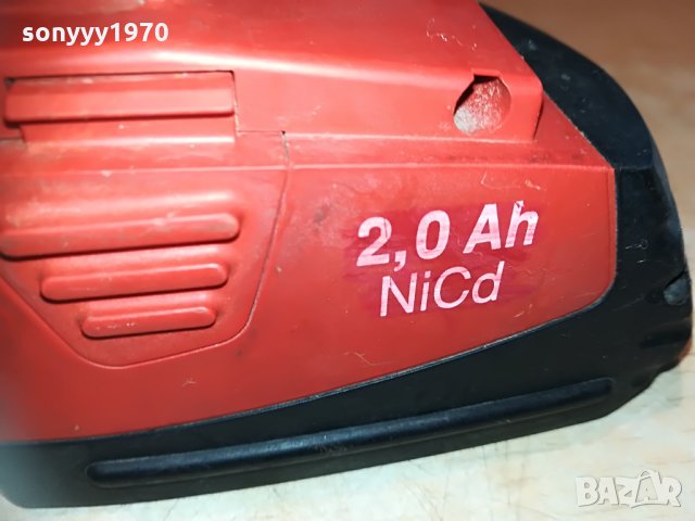 hilti sfb121 2.0ah-made in japan-battery pack 1406211709, снимка 2 - Винтоверти - 33213887