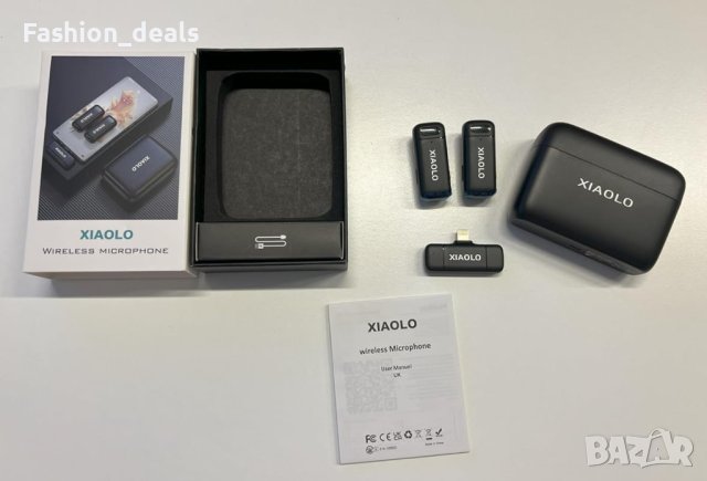 Нов Безжичен микрофон XIAOLO за телефони с Android с калъф за зареждане , снимка 7 - Микрофони - 42968519