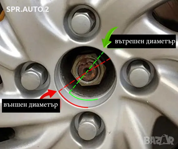 Капачки За Джанти 55/60мм / за Rover Роувар / цвят хром декоративни тапи за централен отвор, снимка 2 - Аксесоари и консумативи - 48653368