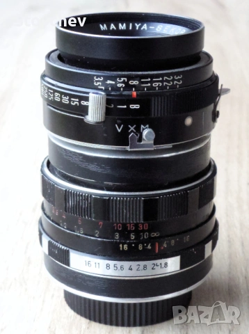 Обектив Mamiya Sekor DS 105mm F/3.5 резба М42