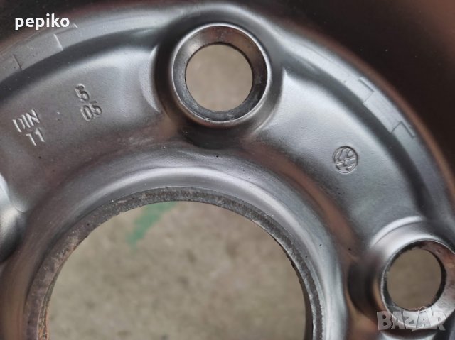 Продавам  метална STEEL джанта с гума DUNLOP за ШКОДА 16 цола, снимка 13 - Гуми и джанти - 35253565