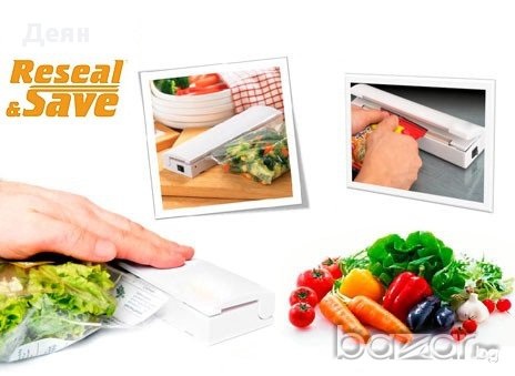 Уред за запечатване на хранителни продукти пликове/торбички, снимка 5 - Други стоки за дома - 26779691