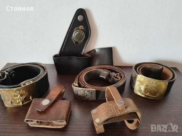 Военни колани, кобури,приклад за Байкал 27М