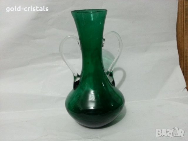 Стъклена кана ваза гарафа, снимка 2 - Антикварни и старинни предмети - 35590030