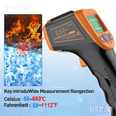 Безконтактен инфрачервен термометър  