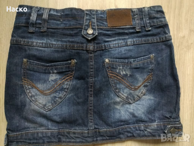 Къса дънкова пола