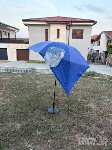 Плажен чадър с UV защита, снимка 7 - Къмпинг мебели - 51744326