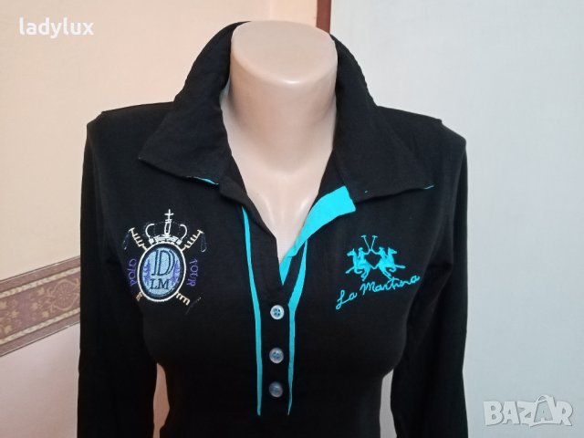 La Martina, Оригинална, 95% Памук, Размер М. Код 2080, снимка 2 - Блузи с дълъг ръкав и пуловери - 43258781