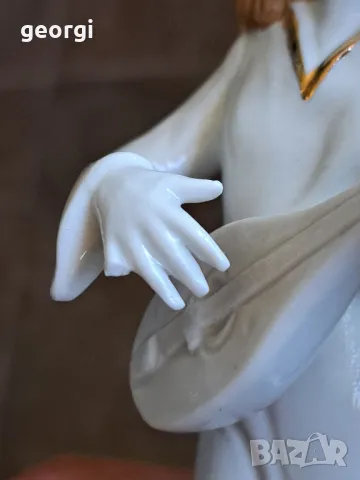 немска порцеланова фигурка ангел , снимка 3 - Колекции - 48076228