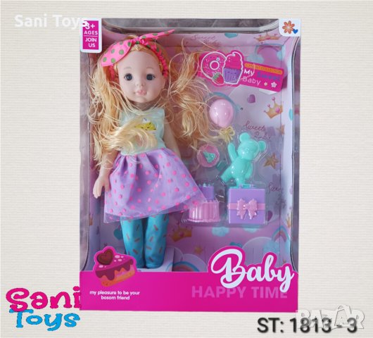 Кукла HAPPY TIME, снимка 3 - Кукли - 43324733