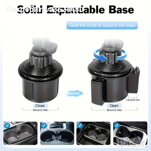 Стойка за телефон и таблет за автомобил 4843, снимка 9 - Аксесоари и консумативи - 53280566