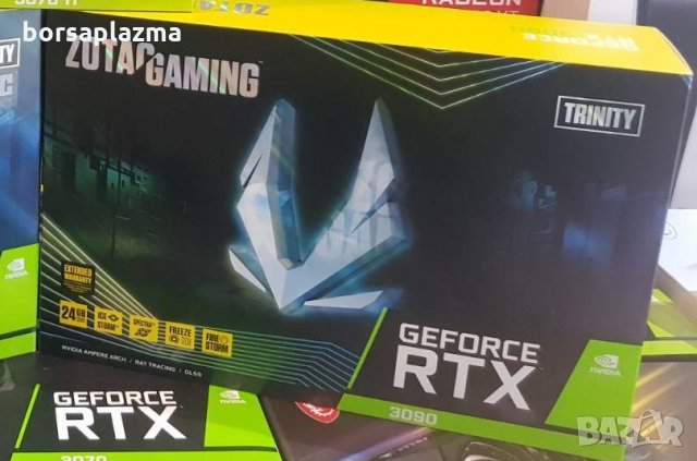 Чисто нова Видео карта ZOTAC GAMING GeForce RTX3090 TRINITY 24GB, снимка 1 - Видеокарти - 34707504