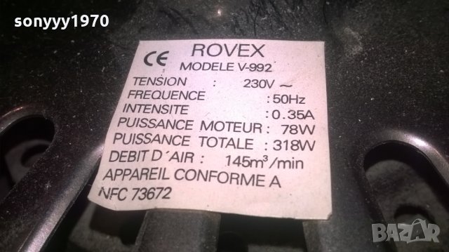rovex-france-таванен вентилатор осветително тяло, снимка 10 - Лампи за таван - 26783525