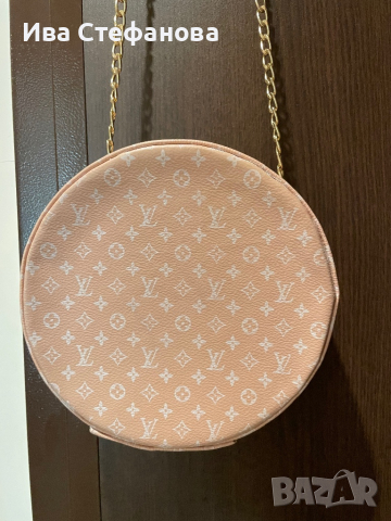 Louis Vuitton нова светло розова чанта 