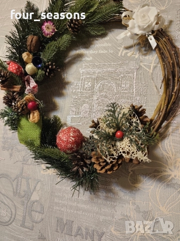 Коледни венци , снимка 2 - Декорация за дома - 51981814