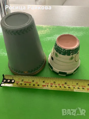 Две малки саксии, снимка 4 - Саксии и кашпи - 50186264