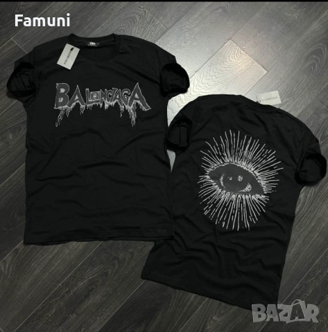 Тениска Balenciaga bb1 2026, снимка 6 - Тениски - 53498433