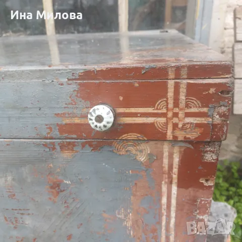 Дървен баул, снимка 3 - Антикварни и старинни предмети - 50180124