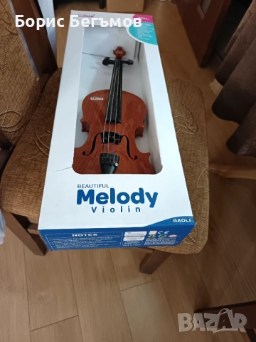 Детска виола Melody - Цигулка, снимка 4 - Музикални играчки - 53068601