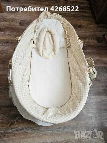 Плетена кошница за бебе , снимка 6 - Други - 50142003