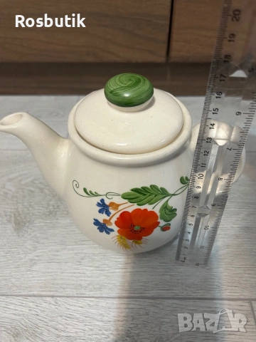 Много красив  порцеланов чайник , снимка 7 - Сервизи - 53371758