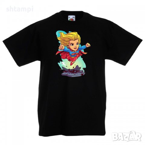 Детска тениска DC Super Girl Star Wars,Игра,Изненада,Подарък,, снимка 3 - Детски Блузи и туники - 36658374