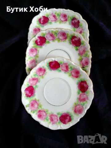 Лот чинийки порцелан Бавария, снимка 2 - Антикварни и старинни предмети - 37268388