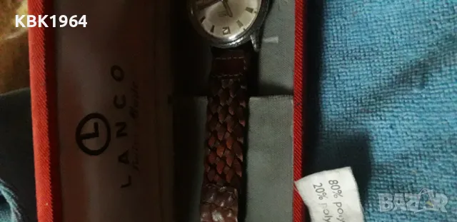 Стар швейцарски часовник ланко, снимка 2 - Мъжки - 48477360