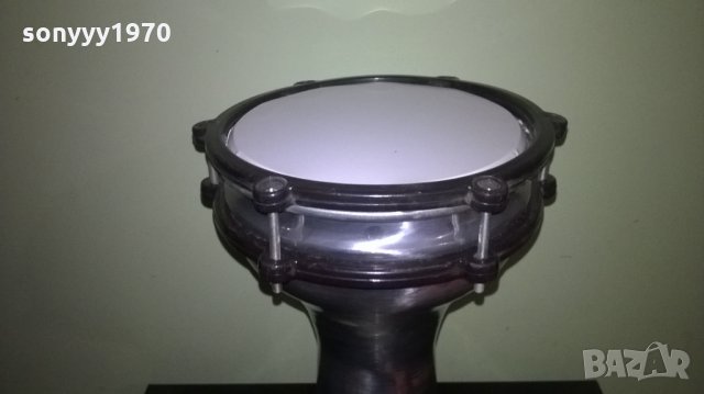 НОВА Тарамбука метална инокс-30/20см-нова-внос сирия, снимка 3 - Ударни инструменти - 26449935