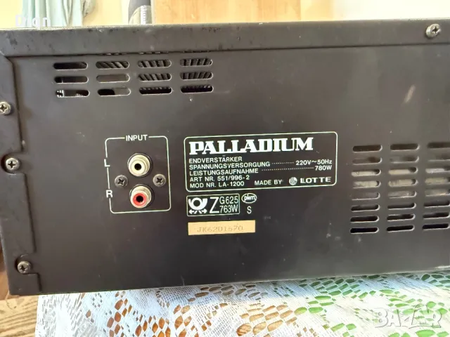 Palladium LA-1200, снимка 8 - Ресийвъри, усилватели, смесителни пултове - 50097698