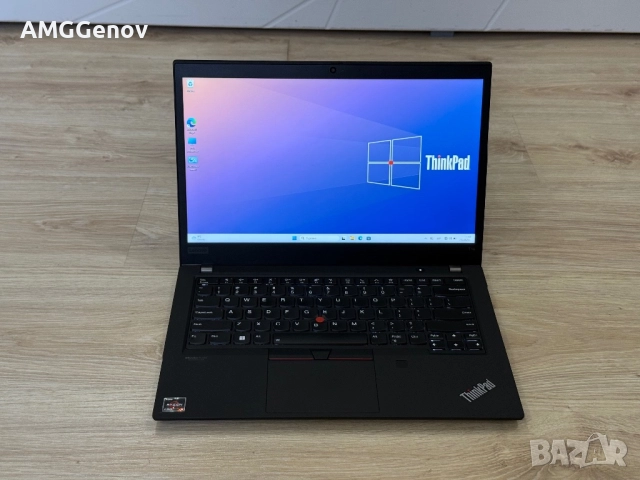 14'FHD IPS/Ryzen 5 Pro-5650u/Thinkpad T14 Gen 2/16GB DDR4/256GB SSD, снимка 2 - Лаптопи за работа - 52677657