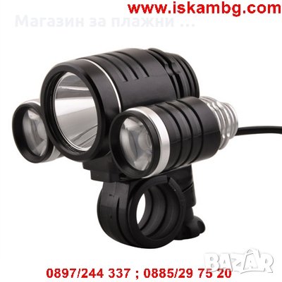 Акумулаторен челник, фенер за колело LL-6633 CREE XM-L T6 и XP-E Q5, снимка 13 - Други стоки за дома - 28469934