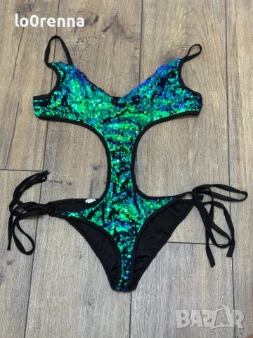 Бански с пайети