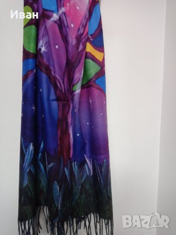 Двулицеви дамски шалове - различни разцветки