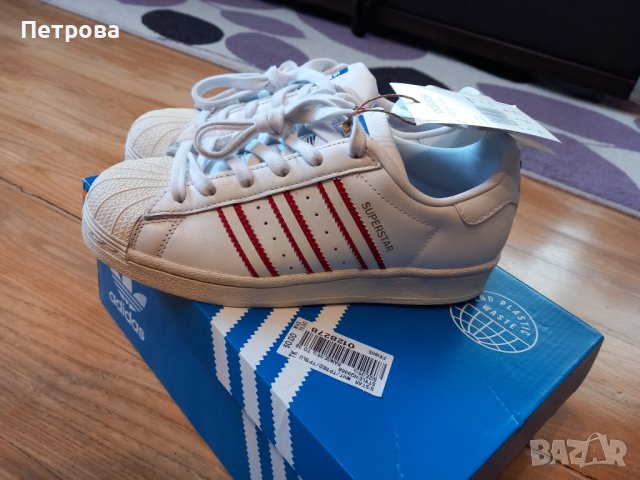 Детски маратонки Adidas superstar 35 1/2 номер., снимка 6 - Детски маратонки - 40383491