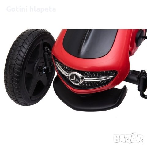 Картинг Mercedes Pedal Go Kart с меки гуми, лицензиран модел, снимка 7 - Други - 40756854