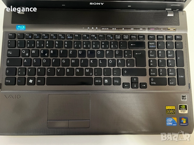 Лаптоп Sony Vaio VPCF12S1E 16.4 i7 , 6GB Ram , 512GB SSD , Full HD, снимка 7 - Лаптопи за работа - 51978642